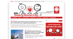 Desktop Screenshot of caritas-neuburg.de
